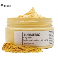 Skin Care Soft Cleaning Acne Treatment Whitening Facial Mud Turmeric Clay Beauty Face Mud Mask